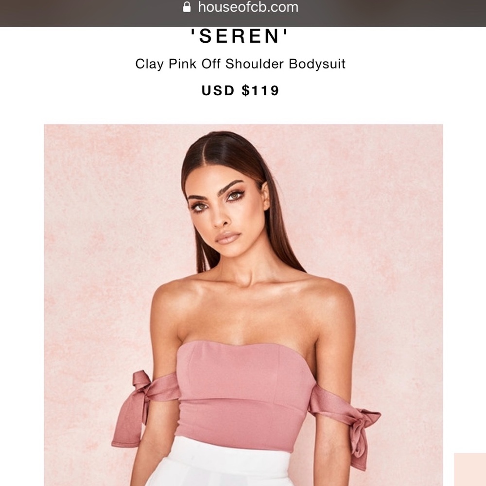 House Of Cb Clay Bodysuit